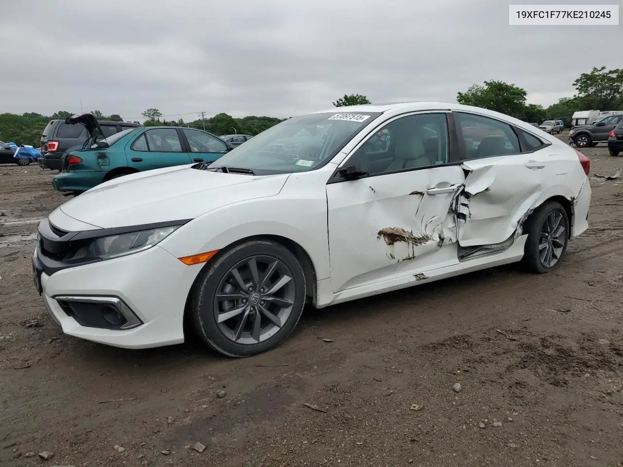 2019 Honda Civic Exl VIN: 19XFC1F77KE210245 Lot: 57097515