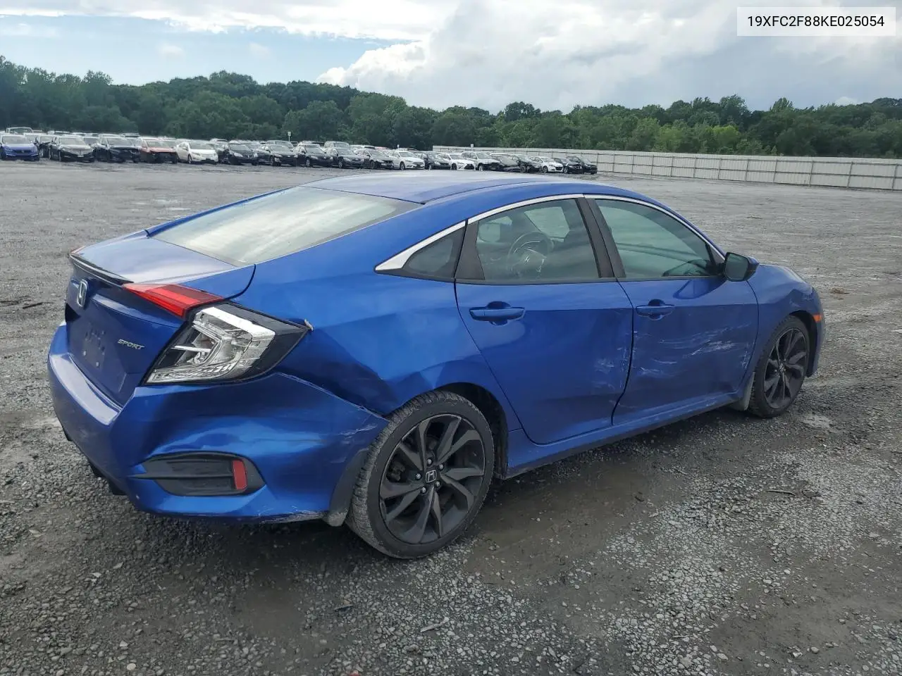 2019 Honda Civic Sport VIN: 19XFC2F88KE025054 Lot: 58773035