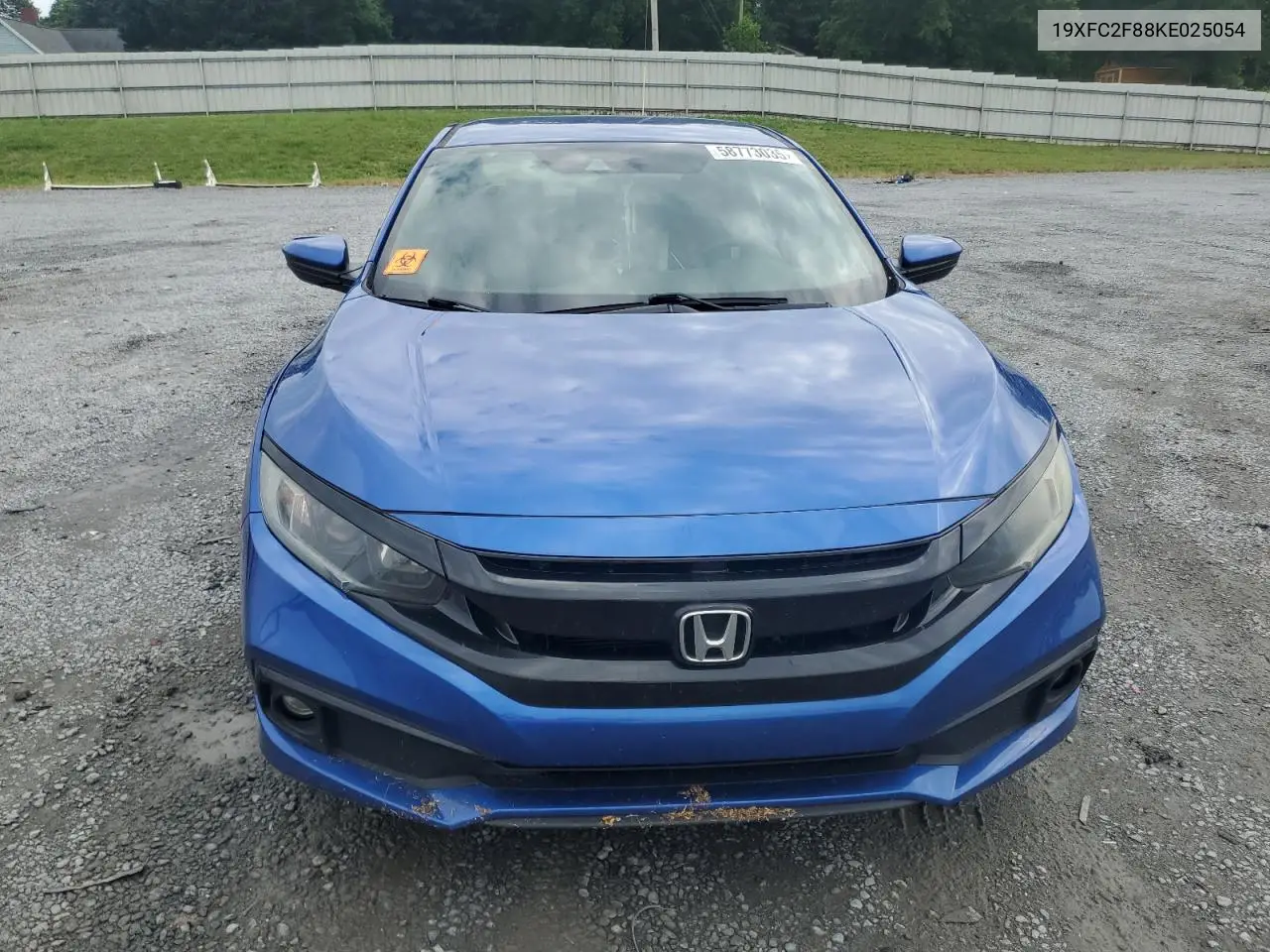 2019 Honda Civic Sport VIN: 19XFC2F88KE025054 Lot: 58773035