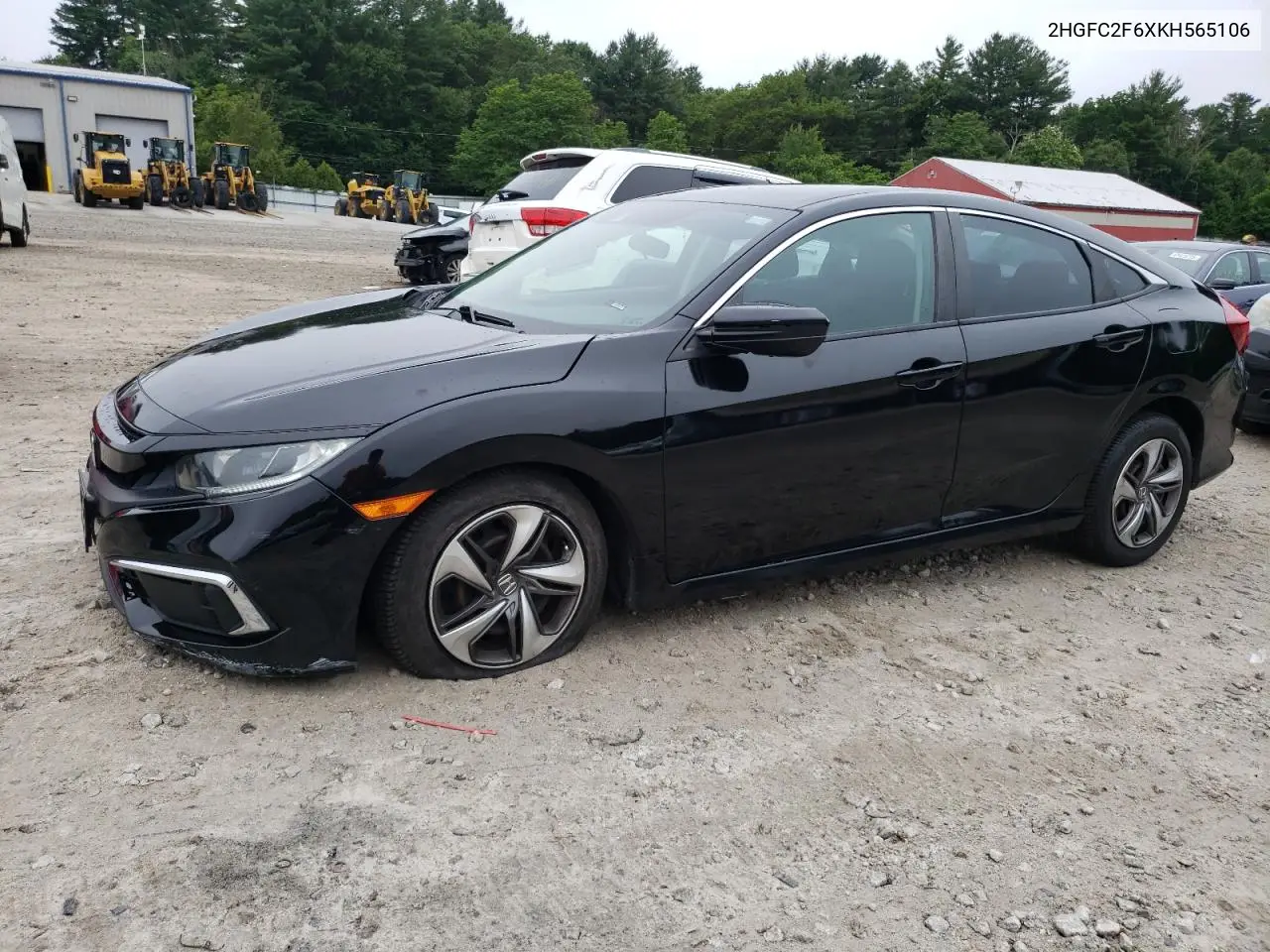 2019 Honda Civic Lx VIN: 2HGFC2F6XKH565106 Lot: 61537835