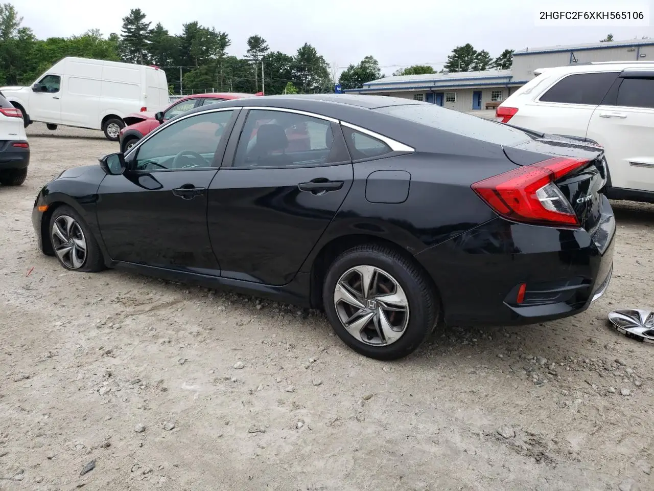2019 Honda Civic Lx VIN: 2HGFC2F6XKH565106 Lot: 61537835