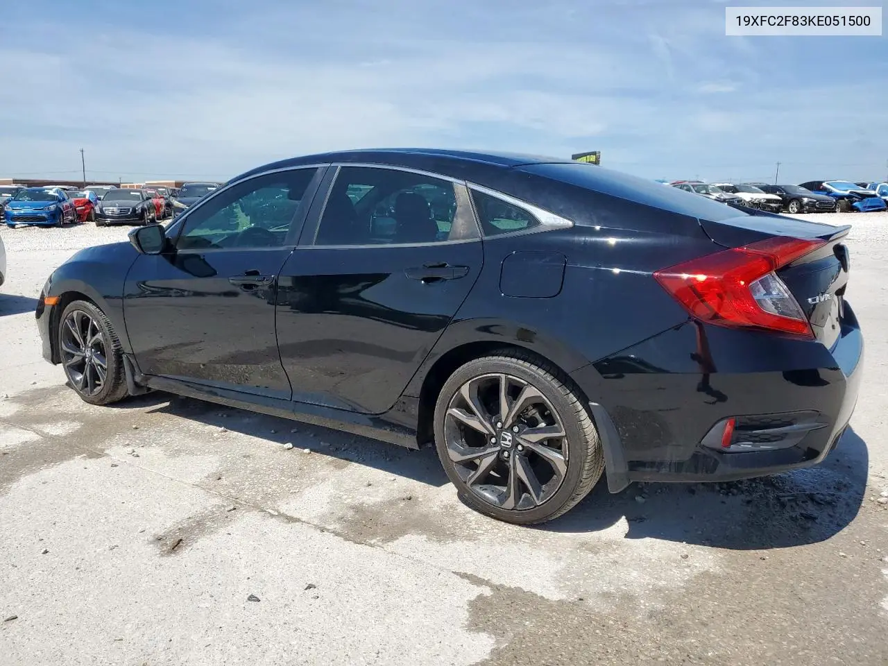2019 Honda Civic Sport VIN: 19XFC2F83KE051500 Lot: 62597775