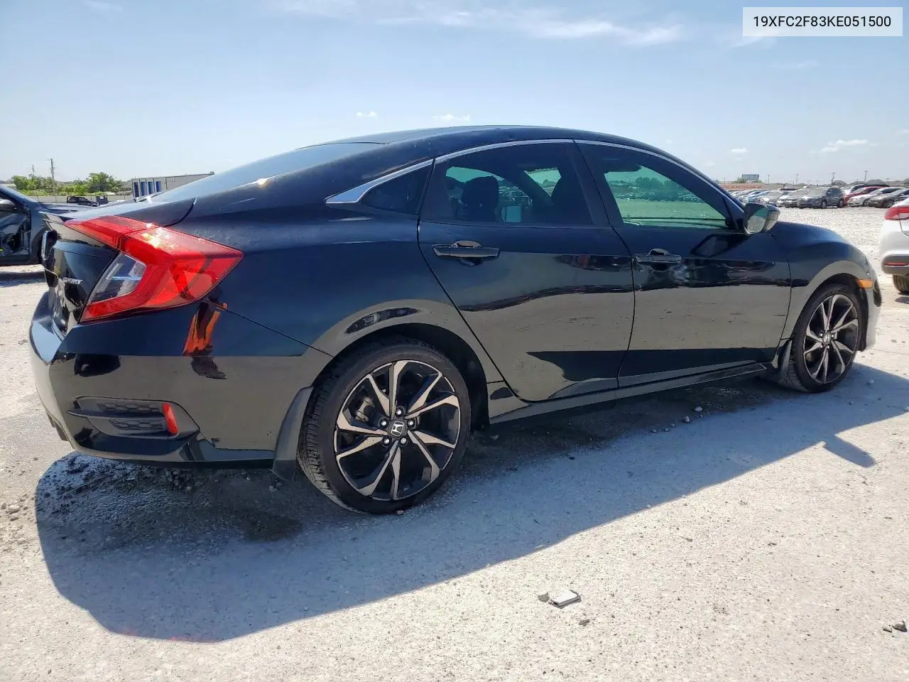 2019 Honda Civic Sport VIN: 19XFC2F83KE051500 Lot: 62597775