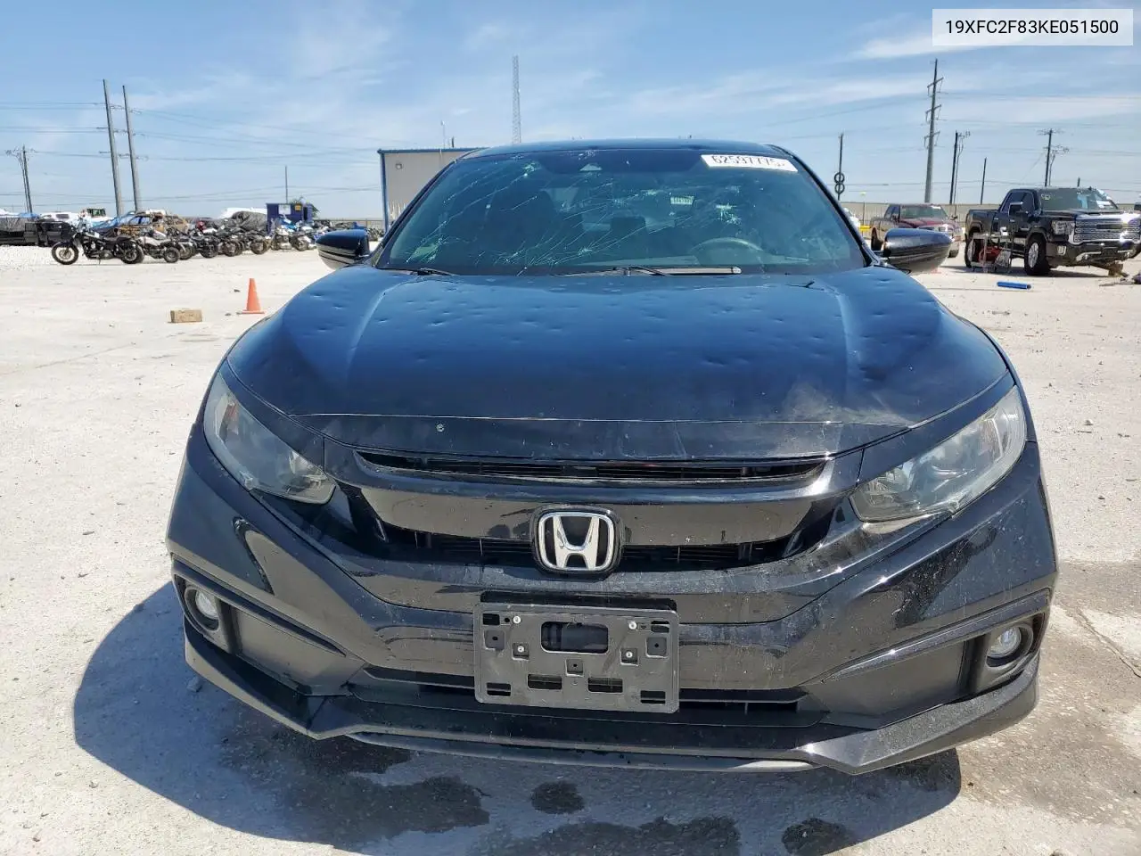 2019 Honda Civic Sport VIN: 19XFC2F83KE051500 Lot: 62597775
