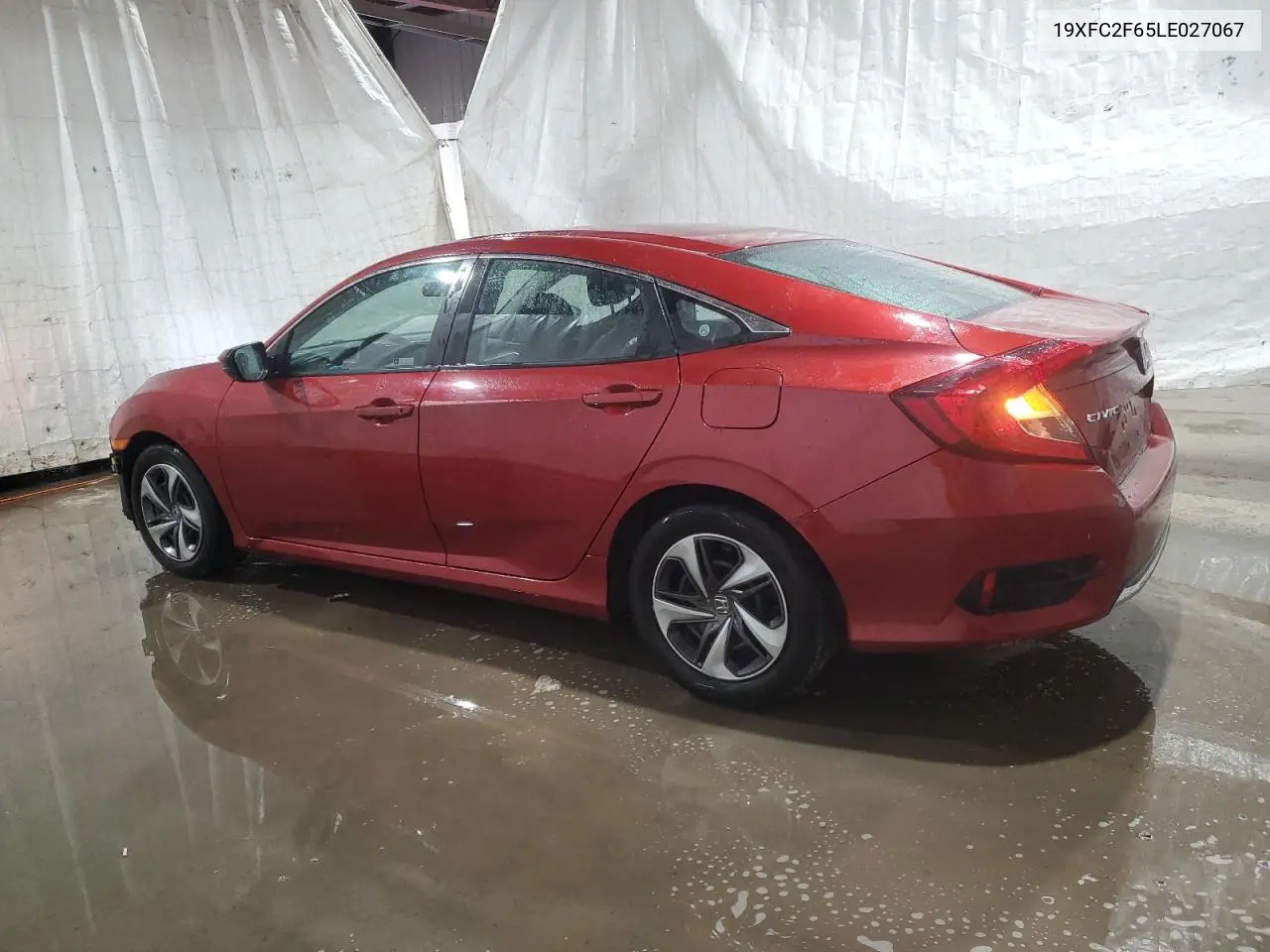 2020 Honda Civic Lx VIN: 19XFC2F65LE027067 Lot: 55935825