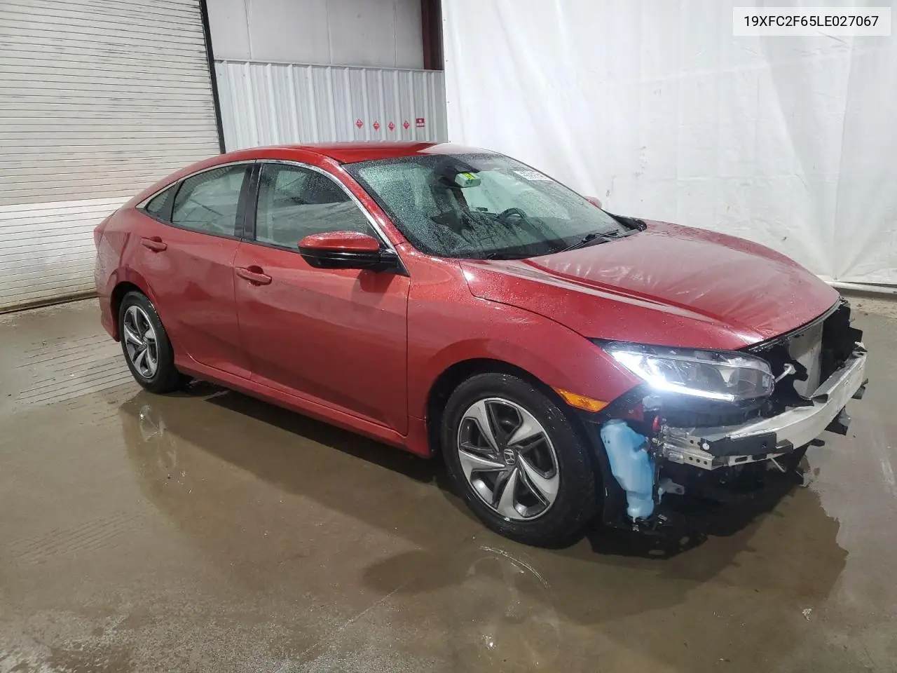 2020 Honda Civic Lx VIN: 19XFC2F65LE027067 Lot: 55935825