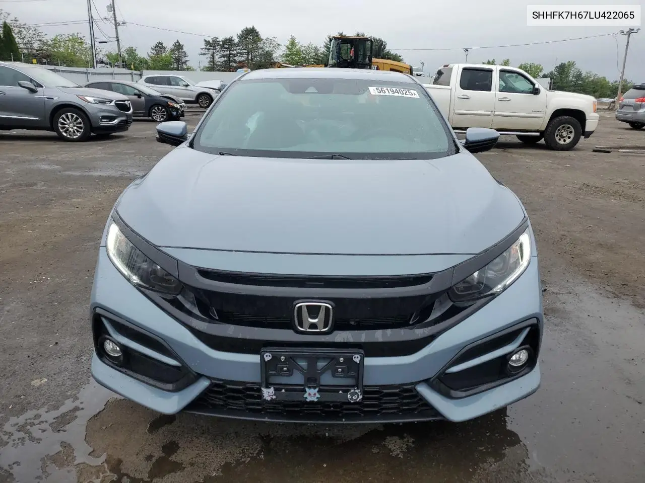 2020 Honda Civic Ex VIN: SHHFK7H67LU422065 Lot: 56194025