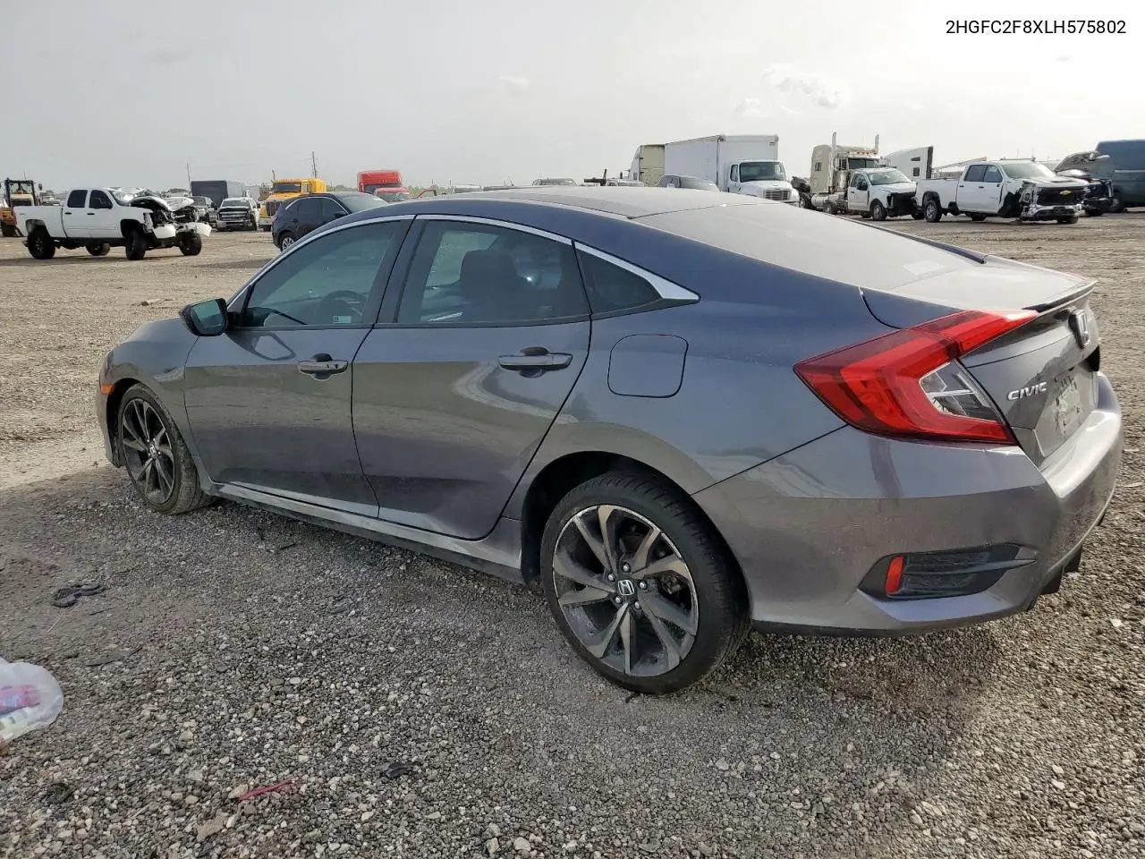 2020 Honda Civic Sport VIN: 2HGFC2F8XLH575802 Lot: 56420165