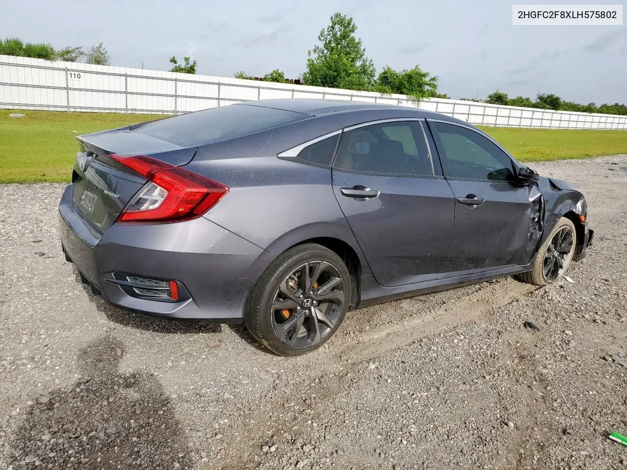 2020 Honda Civic Sport VIN: 2HGFC2F8XLH575802 Lot: 56420165