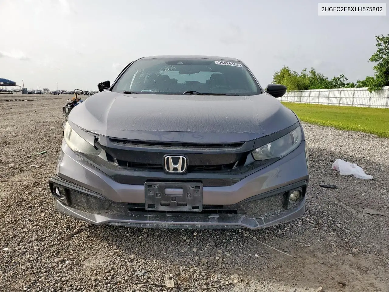 2020 Honda Civic Sport VIN: 2HGFC2F8XLH575802 Lot: 56420165