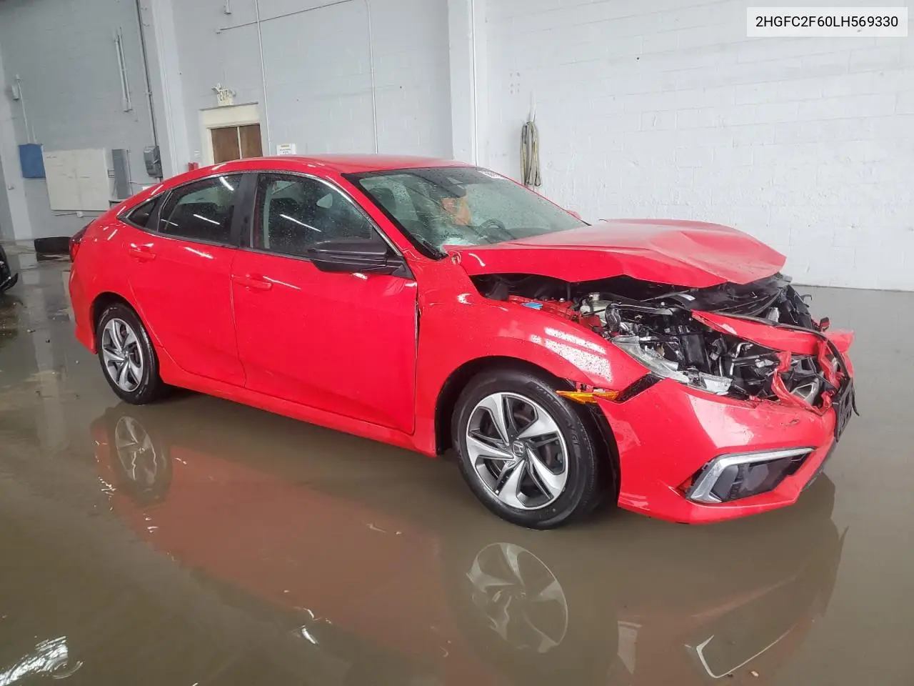2020 Honda Civic Lx VIN: 2HGFC2F60LH569330 Lot: 56819195