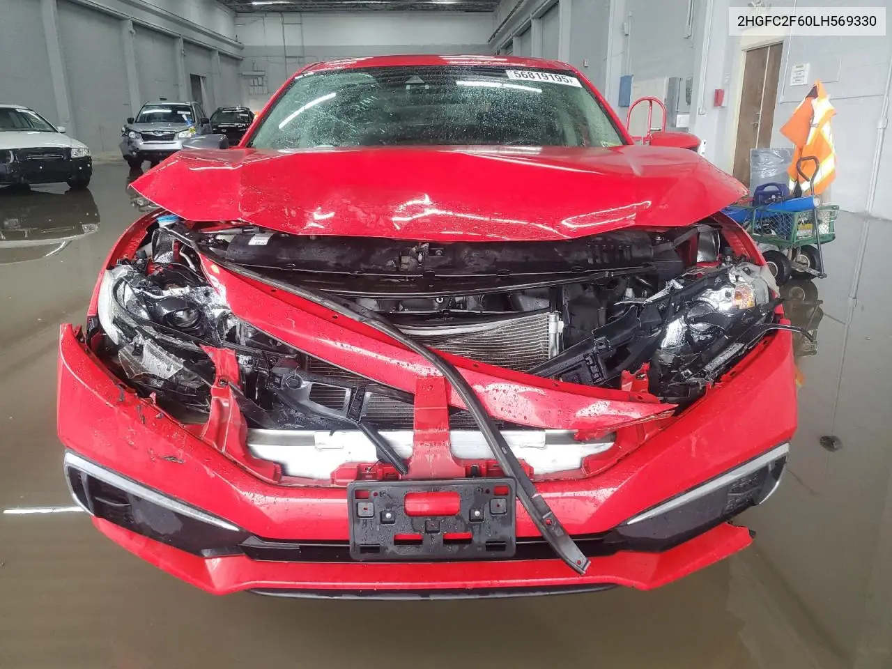 2020 Honda Civic Lx VIN: 2HGFC2F60LH569330 Lot: 56819195