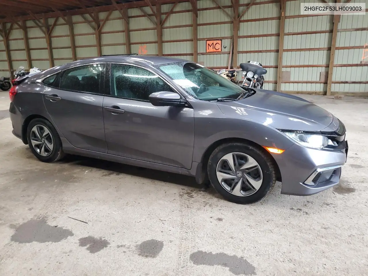 2020 Honda Civic Lx VIN: 2HGFC2F53LH009003 Lot: 56957965