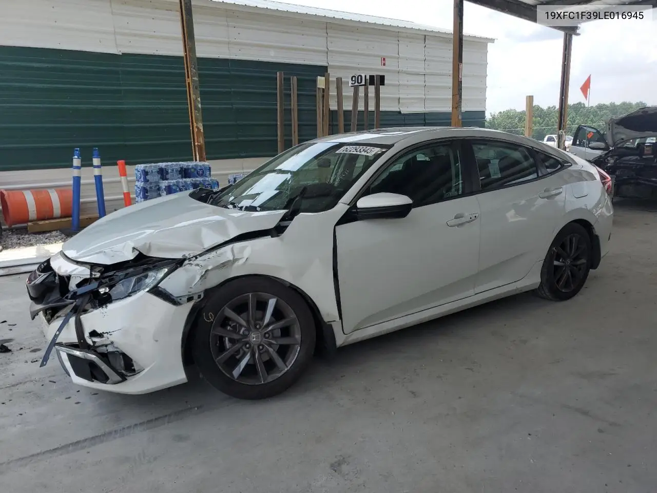 2020 Honda Civic Ex VIN: 19XFC1F39LE016945 Lot: 62293345