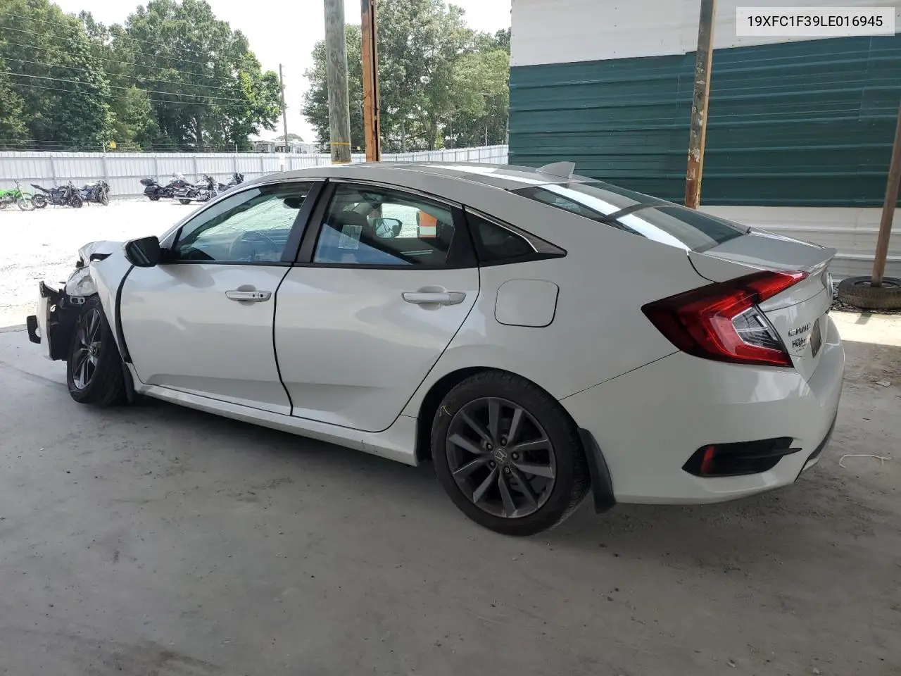2020 Honda Civic Ex VIN: 19XFC1F39LE016945 Lot: 62293345