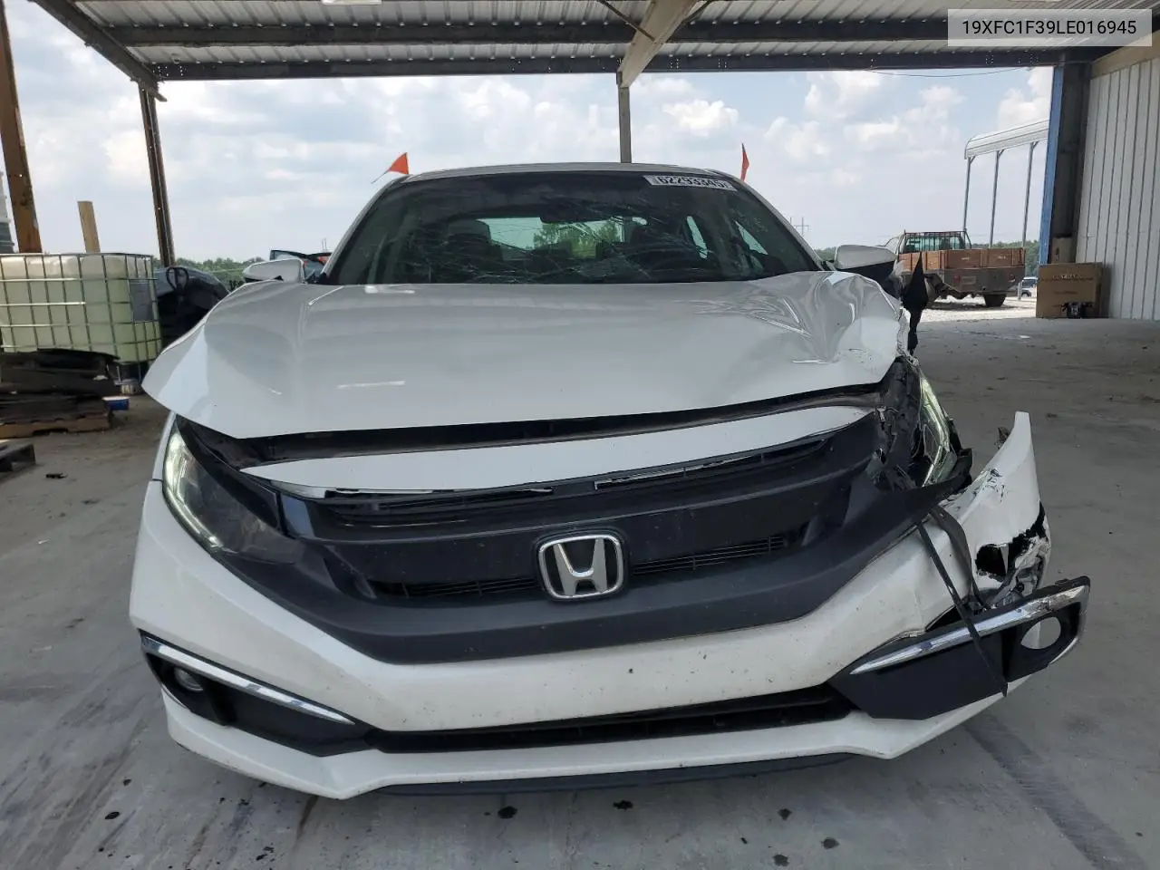 2020 Honda Civic Ex VIN: 19XFC1F39LE016945 Lot: 62293345