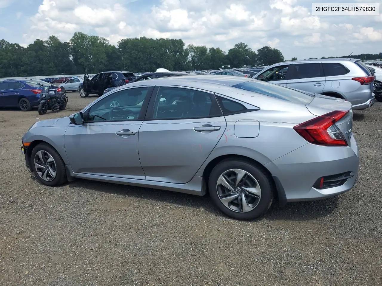 2020 Honda Civic Lx VIN: 2HGFC2F64LH579830 Lot: 62760925