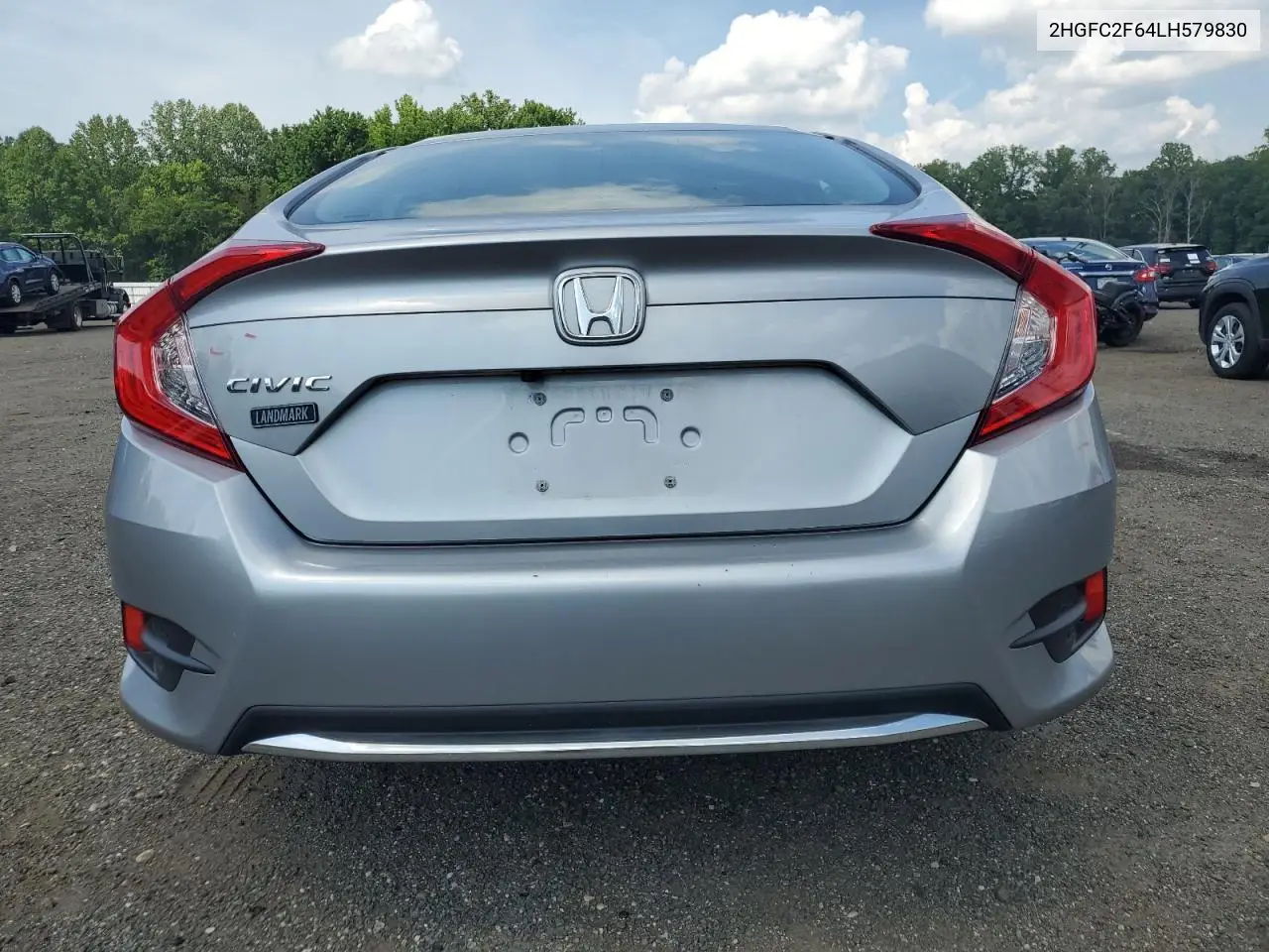 2020 Honda Civic Lx VIN: 2HGFC2F64LH579830 Lot: 62760925