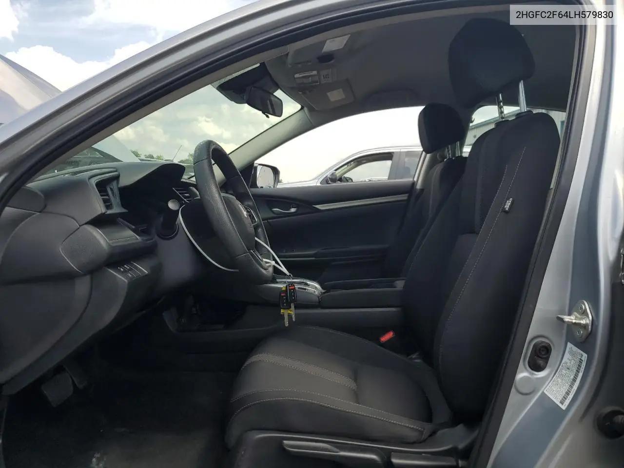 2020 Honda Civic Lx VIN: 2HGFC2F64LH579830 Lot: 62760925