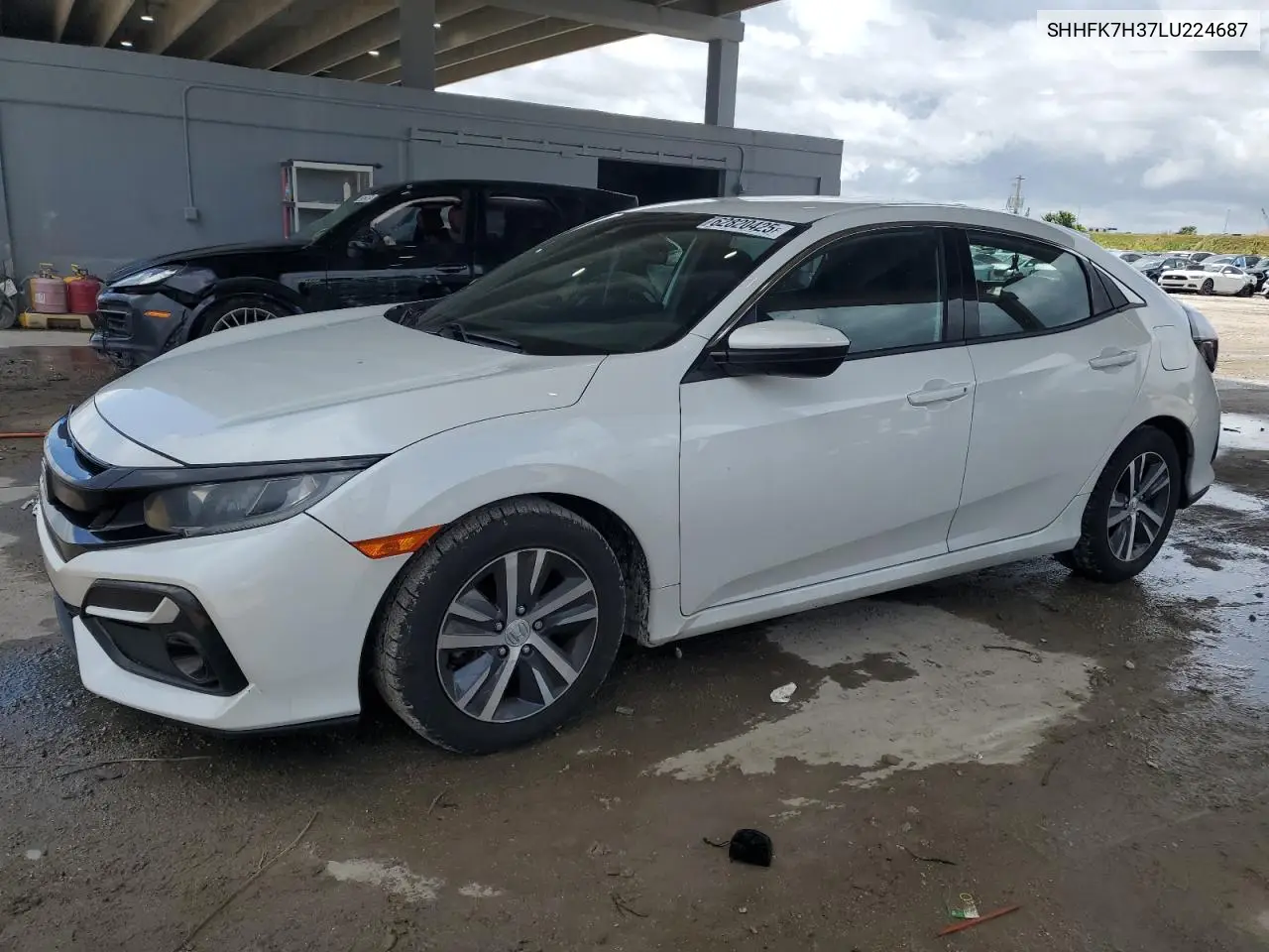 2020 Honda Civic Lx VIN: SHHFK7H37LU224687 Lot: 62820425