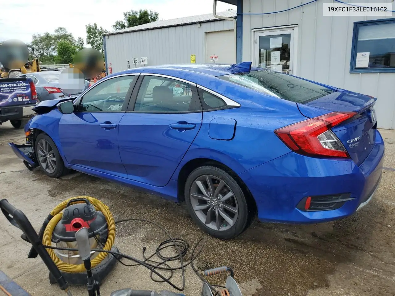 2020 Honda Civic Ex VIN: 19XFC1F33LE016102 Lot: 62864665