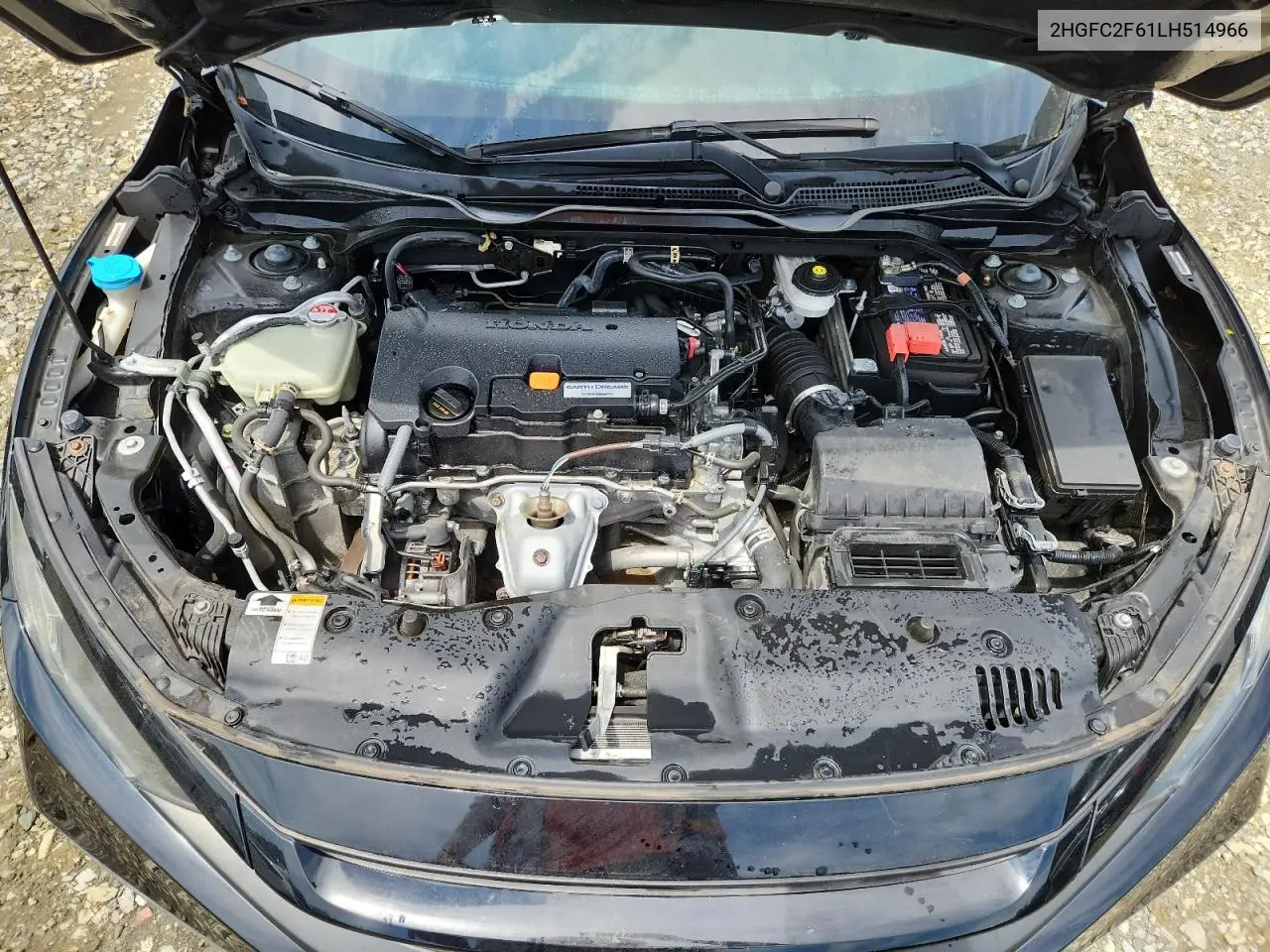 2020 Honda Civic Lx VIN: 2HGFC2F61LH514966 Lot: 65466475