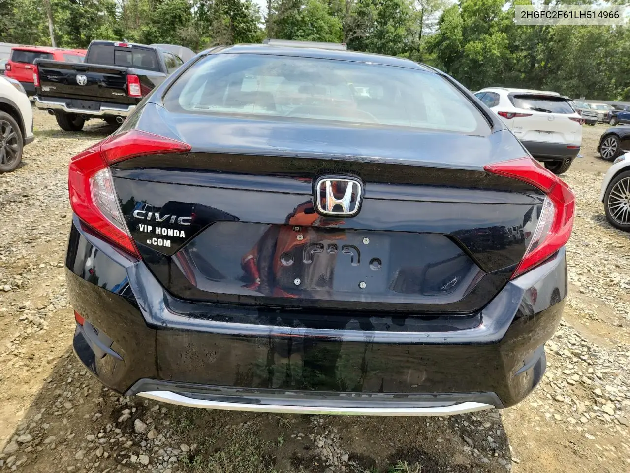 2020 Honda Civic Lx VIN: 2HGFC2F61LH514966 Lot: 65466475