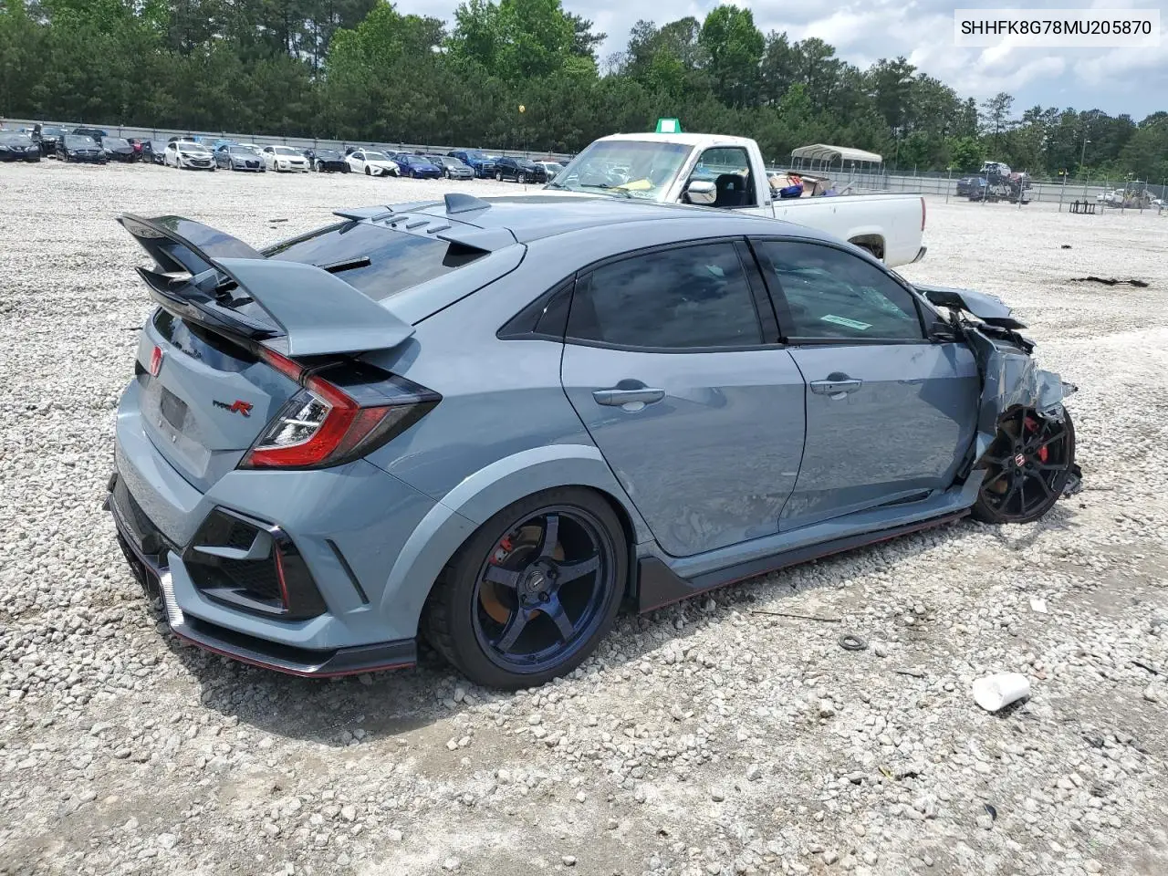 2021 Honda Civic Type-R Touring VIN: SHHFK8G78MU205870 Lot: 56360945