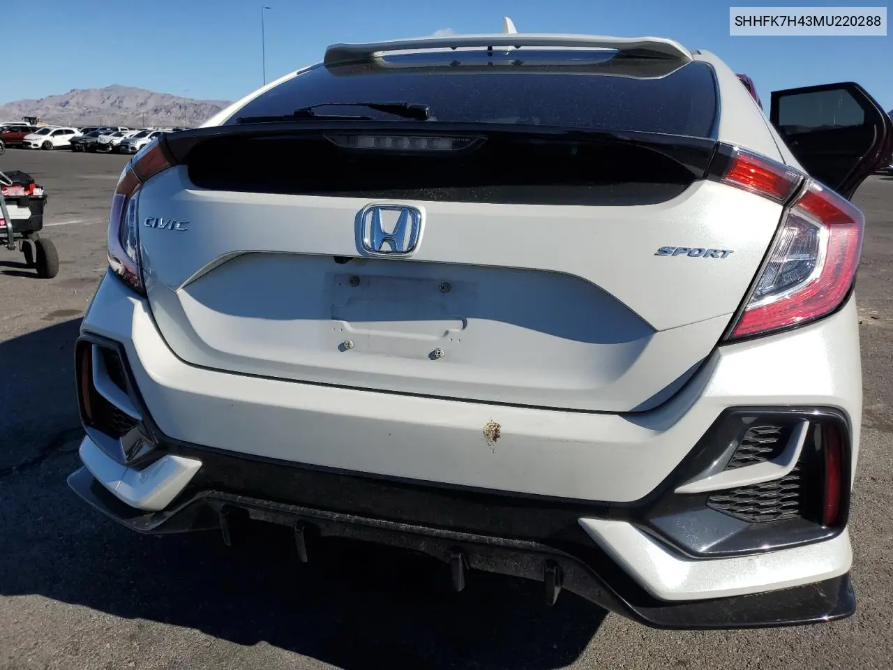 2021 Honda Civic Sport VIN: SHHFK7H43MU220288 Lot: 56731895