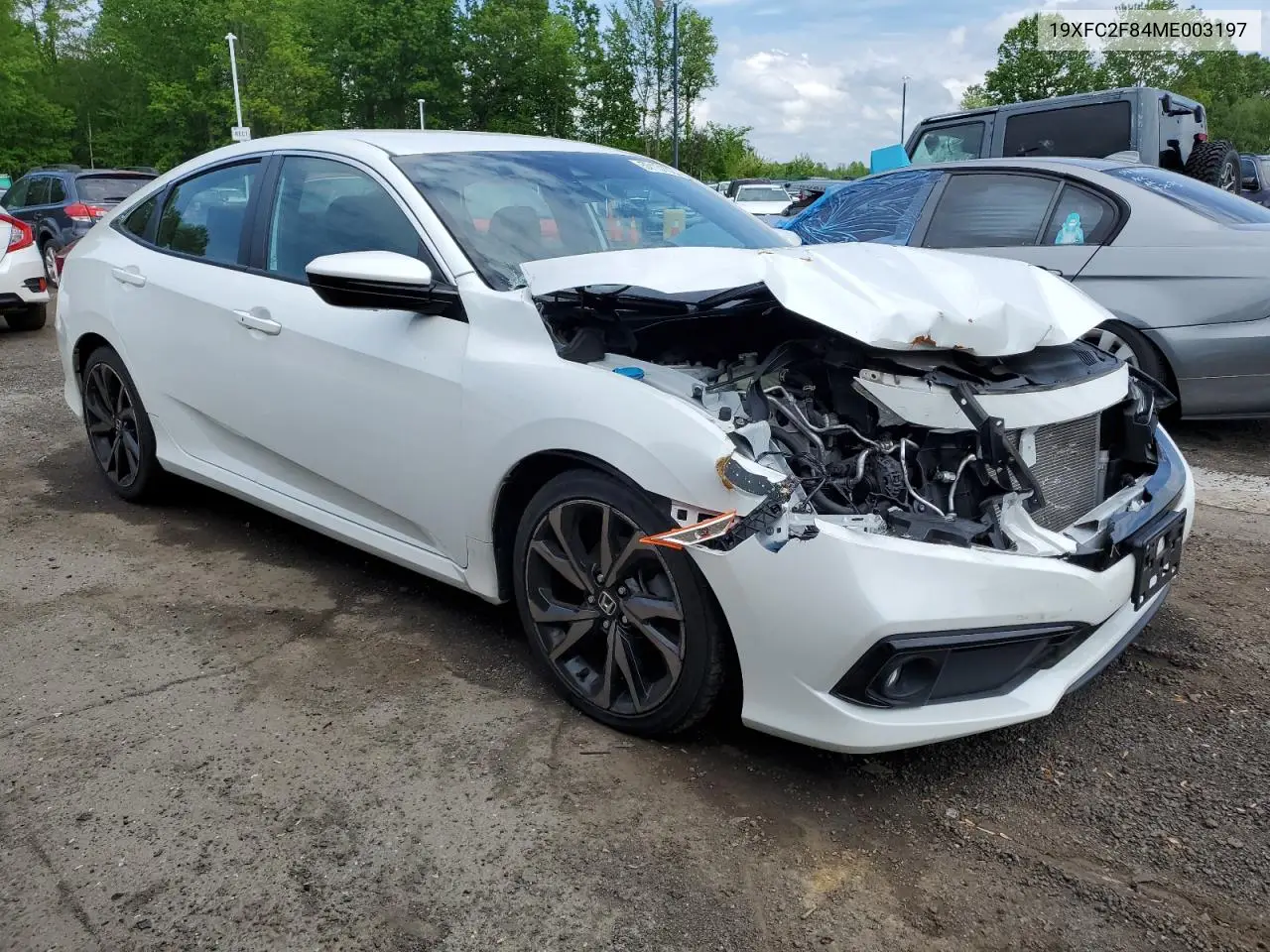 2021 Honda Civic Sport VIN: 19XFC2F84ME003197 Lot: 57131025