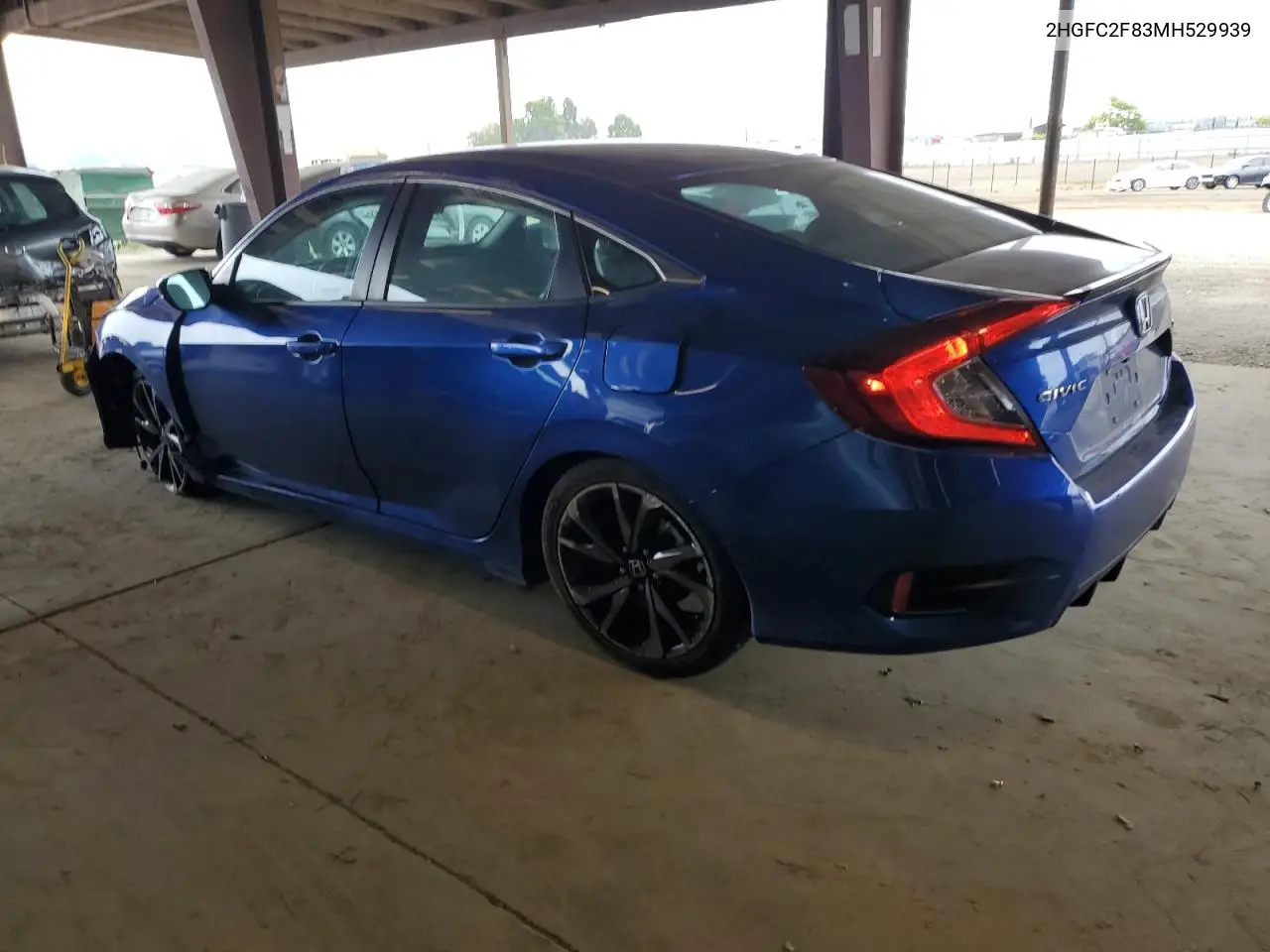 2021 Honda Civic Sport VIN: 2HGFC2F83MH529939 Lot: 59817865