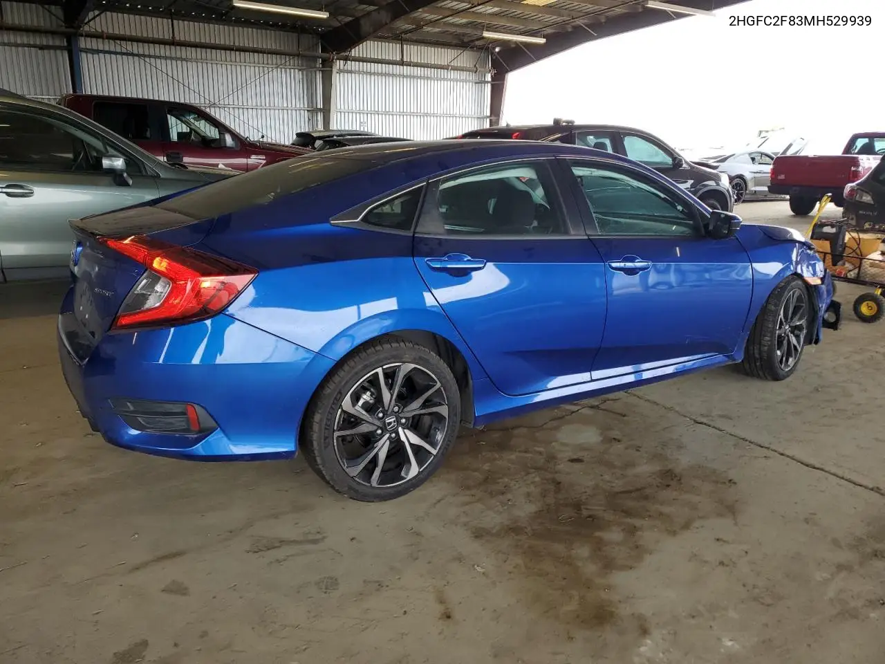 2021 Honda Civic Sport VIN: 2HGFC2F83MH529939 Lot: 59817865