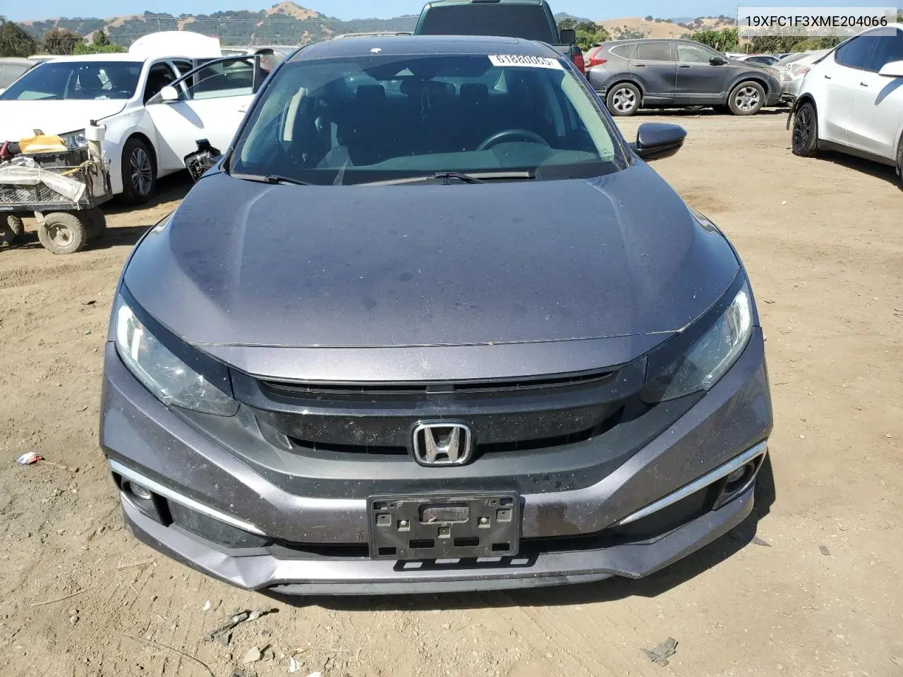 2021 Honda Civic Ex VIN: 19XFC1F3XME204066 Lot: 61880065