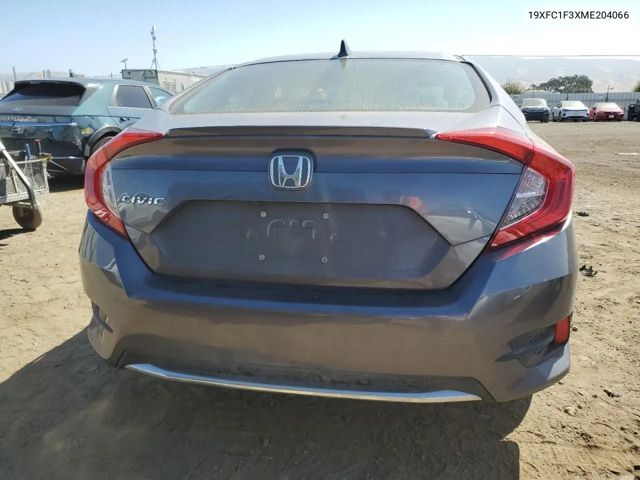 2021 Honda Civic Ex VIN: 19XFC1F3XME204066 Lot: 61880065
