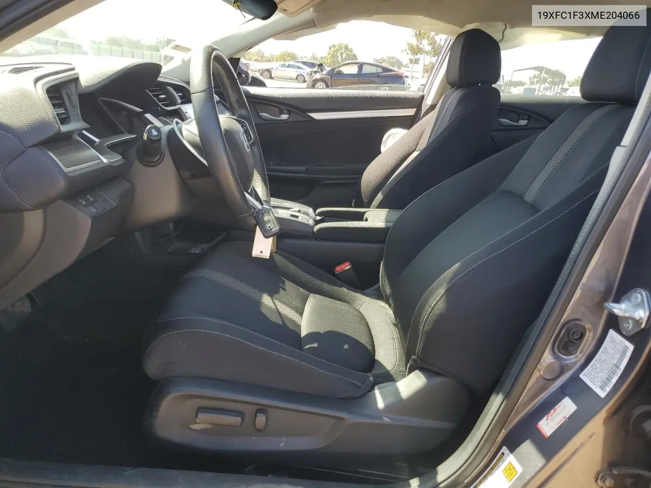2021 Honda Civic Ex VIN: 19XFC1F3XME204066 Lot: 61880065