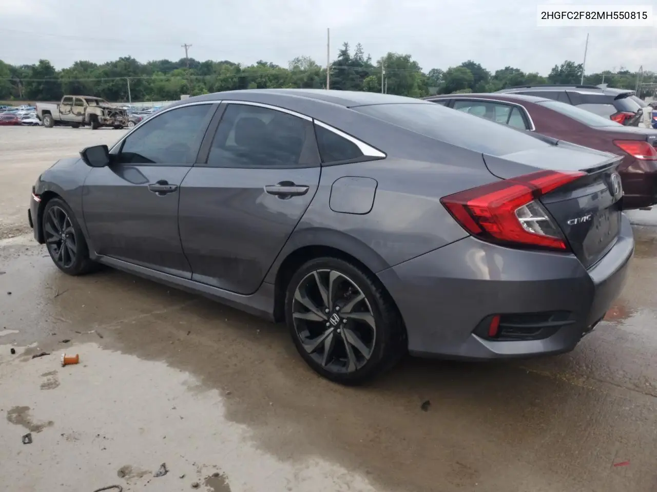 2021 Honda Civic Sport VIN: 2HGFC2F82MH550815 Lot: 62182395
