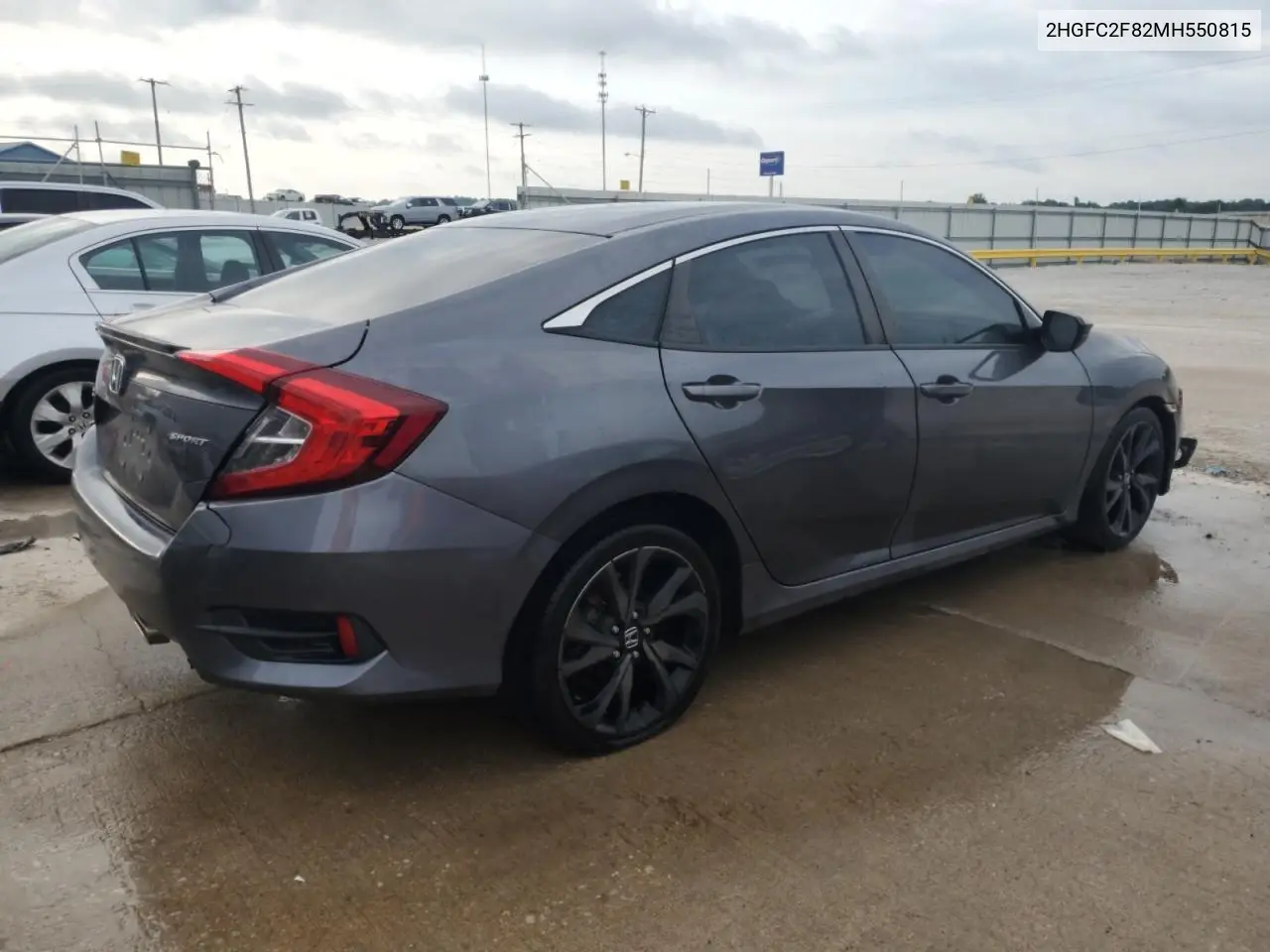 2021 Honda Civic Sport VIN: 2HGFC2F82MH550815 Lot: 62182395