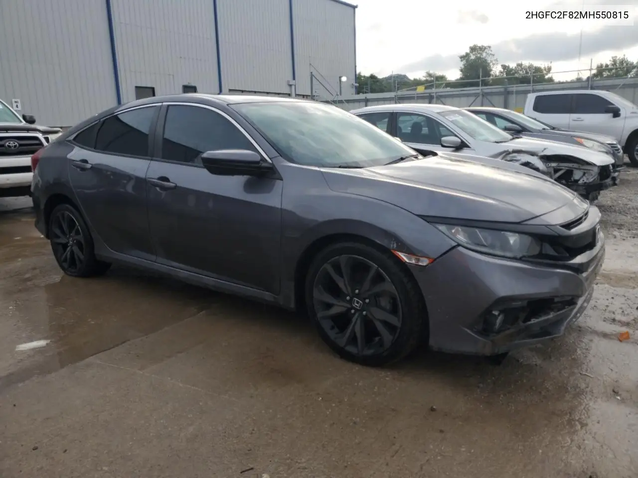 2021 Honda Civic Sport VIN: 2HGFC2F82MH550815 Lot: 62182395