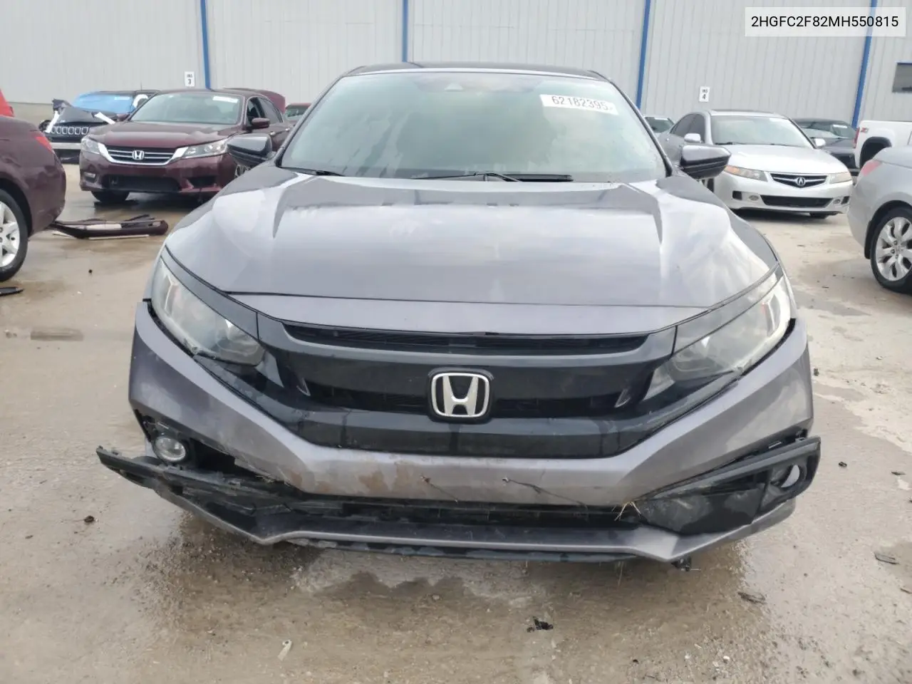 2021 Honda Civic Sport VIN: 2HGFC2F82MH550815 Lot: 62182395