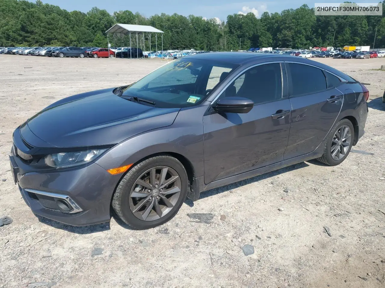 2021 Honda Civic Ex VIN: 2HGFC1F30MH706073 Lot: 62755745