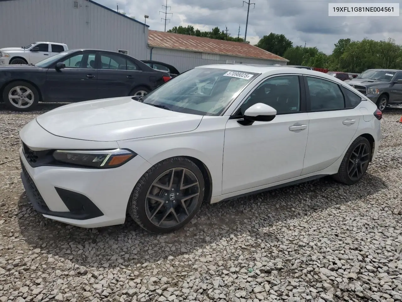 2022 Honda Civic Sport Touring VIN: 19XFL1G81NE004561 Lot: 57098025