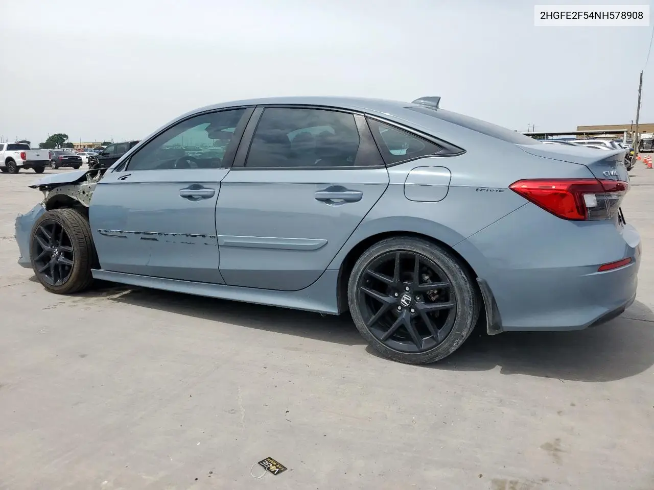 2022 Honda Civic Sport VIN: 2HGFE2F54NH578908 Lot: 57149555
