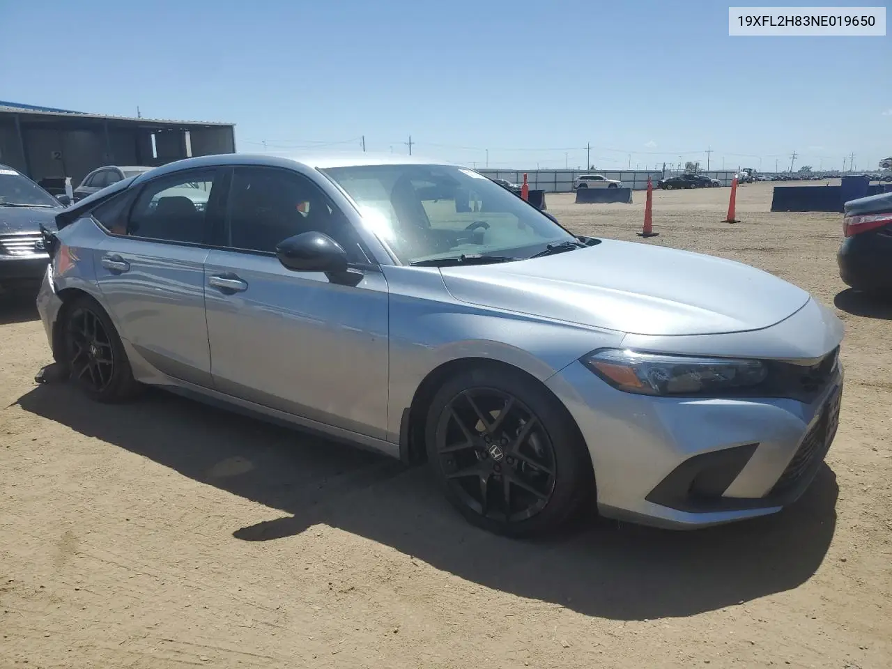2022 Honda Civic Sport VIN: 19XFL2H83NE019650 Lot: 57176315