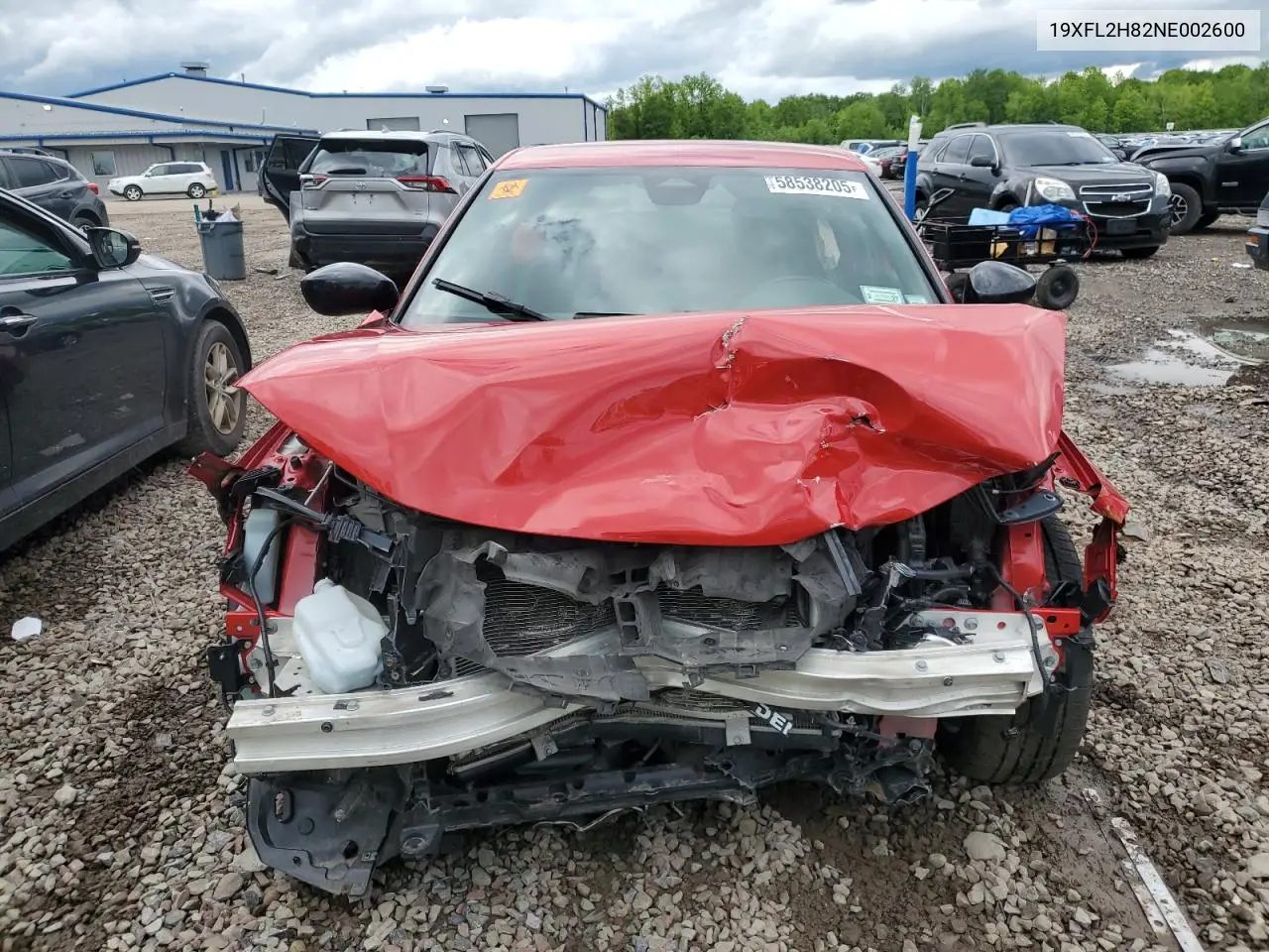 2022 Honda Civic Sport VIN: 19XFL2H82NE002600 Lot: 58538205