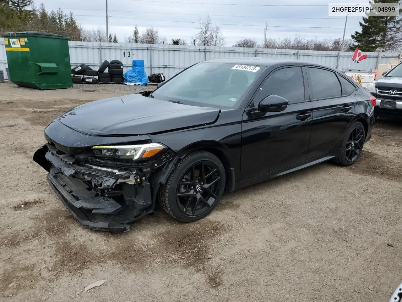 2023 Honda Civic Sport VIN: 2HGFE2F51PH104899 Lot: 48184275