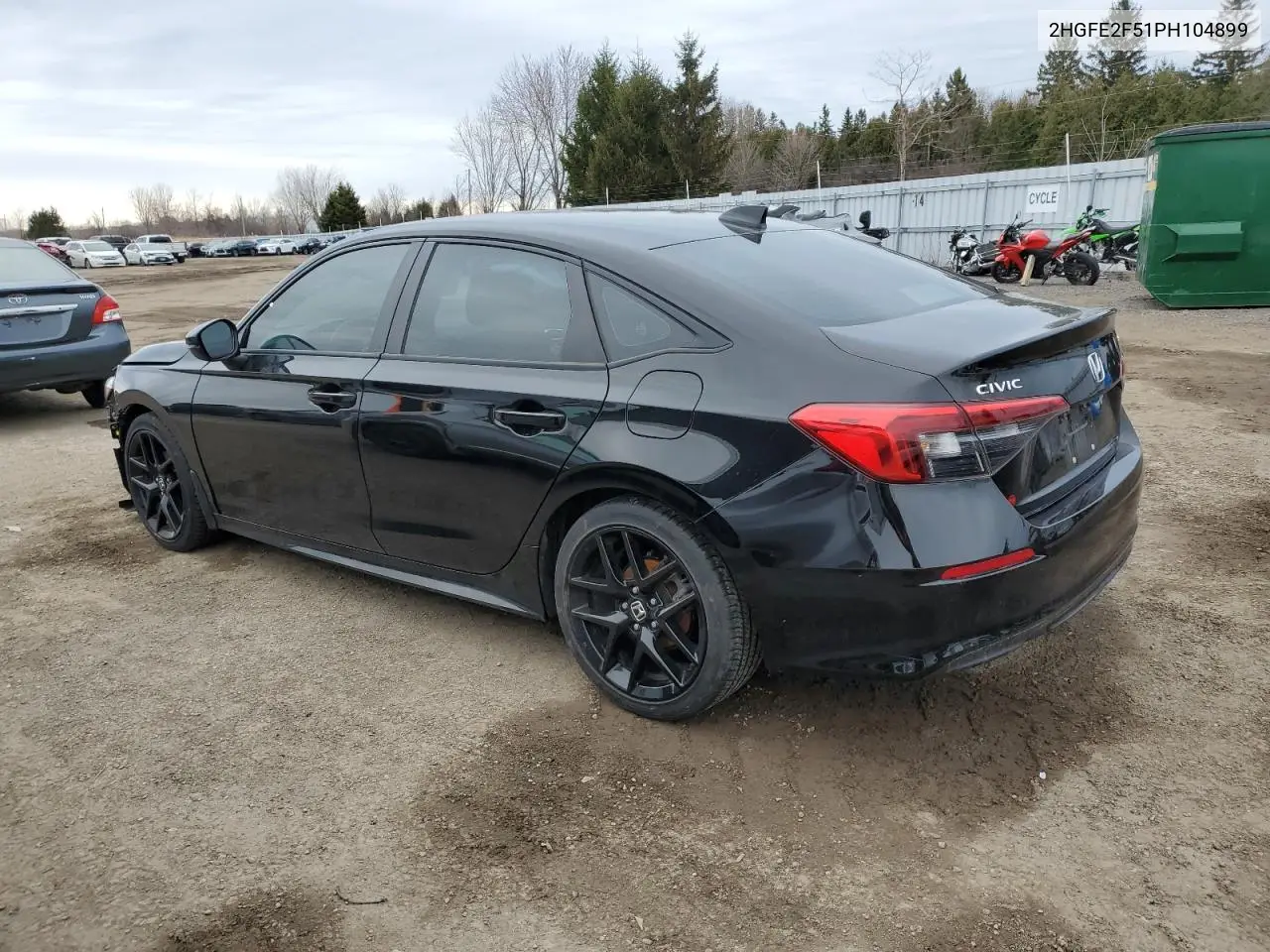 2023 Honda Civic Sport VIN: 2HGFE2F51PH104899 Lot: 48184275