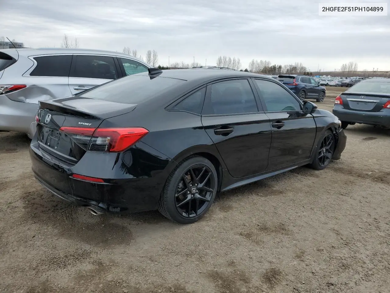 2023 Honda Civic Sport VIN: 2HGFE2F51PH104899 Lot: 48184275