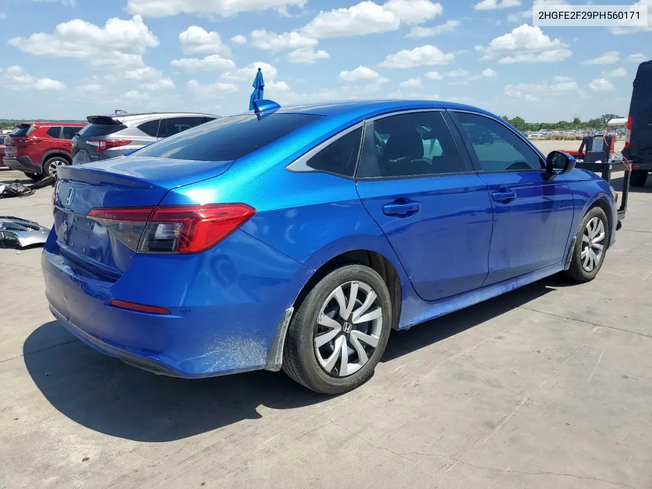 2023 Honda Civic Lx VIN: 2HGFE2F29PH560171 Lot: 62682665