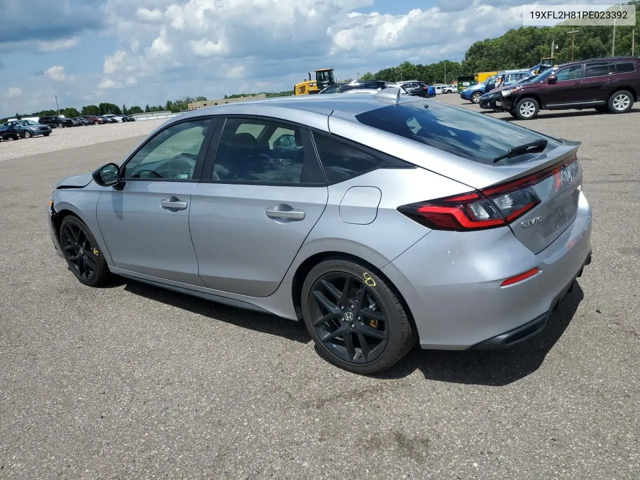 2023 Honda Civic Sport VIN: 19XFL2H81PE023392 Lot: 62915745