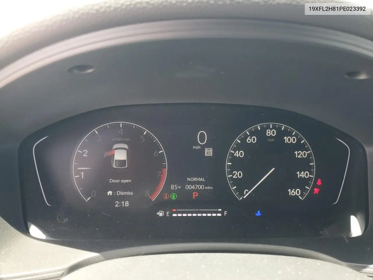 2023 Honda Civic Sport VIN: 19XFL2H81PE023392 Lot: 62915745